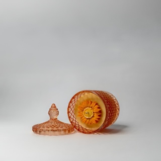 Cukierniczka świeca sojowa pomarańczowa