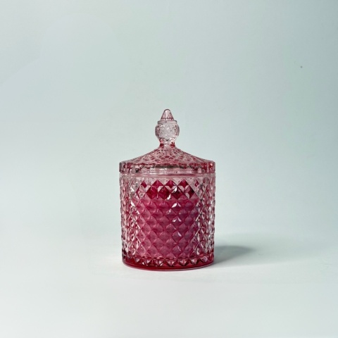 Cukierniczka świeca sojowa różowa