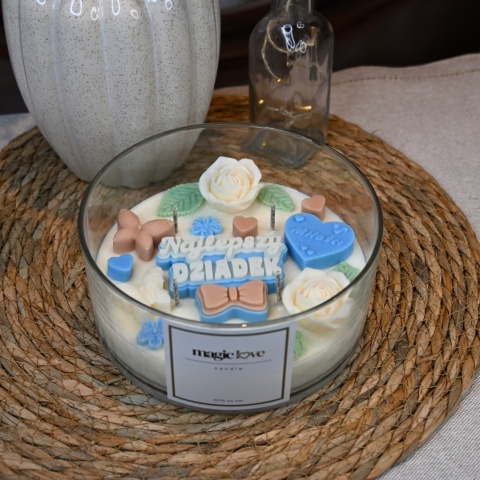 Świeca sojowa Dla Dziadka duża