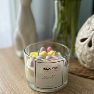 Świeca sojowa Wielkanocne zające