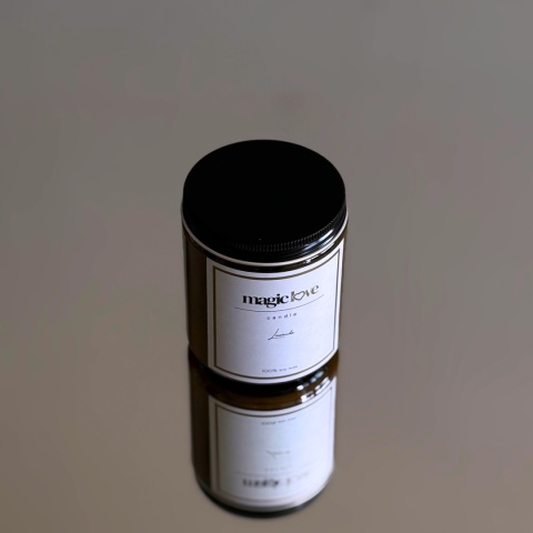 Świeca sojowa classic bursztynowy słoik