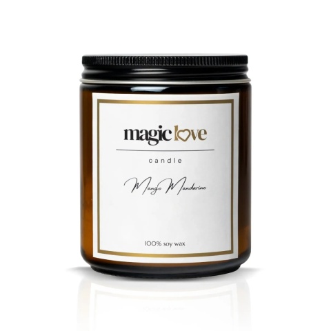 Świeca sojowa classic bursztynowy słoik