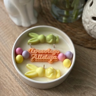 Świeca sojowa Wesołego Alleluja