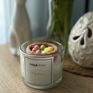 Świeca sojowa Wielkanocny koszyczek