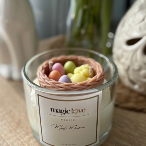 Świeca sojowa Wielkanocny koszyczek