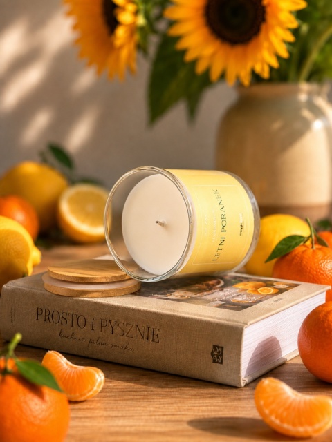 Świeca sojowa mała Letni poranek 150g